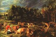 Landscape with Cows RUBENS, Pieter Pauwel
